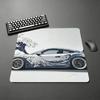 Ukiyo‑e Wave Sports Car Mouse Pad Large Square Computer Office Game Table Mats Rubber Anti-slip Mousepads Small Decor Desk Pad