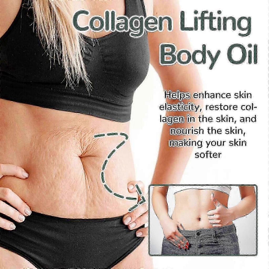 3x Масло для тела OceAura Collagen Firming, увлажняющее и повышающее эластичность, массажное масло для гладкой кожи