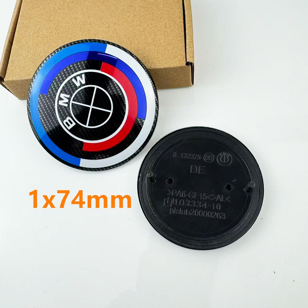 For BMW M 45/56/74/82mm Wheel Center Cap Car Hood Front Rear Trunk Emblem Badge For BMW F20 E36 E46 X6 M4 E60 E93 E87 G01 G20 X3 X5 F30 CVA3
