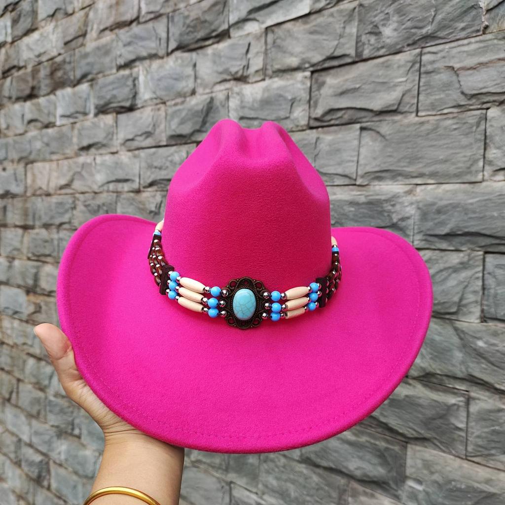 Осенне-зимняя мужская шерстяная ковбойская шляпа в стиле вестерн с металлической пряжкой, осенне-зимняя винтажная рыцарская шляпа из искусственной шерсти, ковбойская шляпа