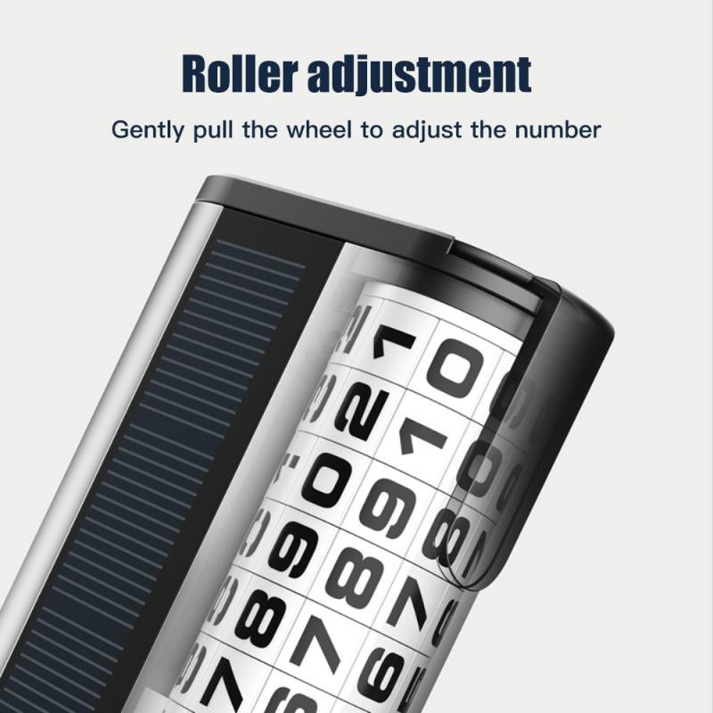 1~10 шт. номерной знак парковки автомобиля светящаяся карта парковки автомобиля солнечная зарядка временная остановка номер телефона карта для украшения автомобиля