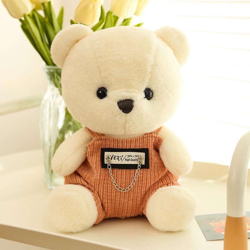 Cute Couple Bear Doll Doll Press Bed Rag Doll Doll Children Boy Birthday Gift Female Pillow