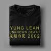 Yung Lean Unknown Death 2002 желтые футболки мужские хлопковые винтажные футболки с круглым вырезом футболка с коротким рукавом одежда больших размеров