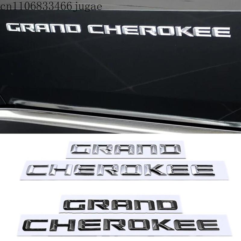 Для JEEP Grand Cherokee ABS Буквы Эмблема Авто Стайлинг Боковые Двери Шильдик Наклейка Авто Аксессуар Матовый Глянцевый Черный Хром Красный ni1