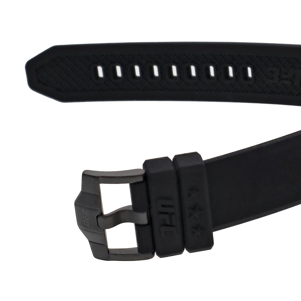 Часы UFC King с черным циферблатом, кварцевые, водонепроницаемые, 10 АТМ, минеральное стекло, 45 мм, TW2V87200, черные [TIMEX] мужские [Товар]