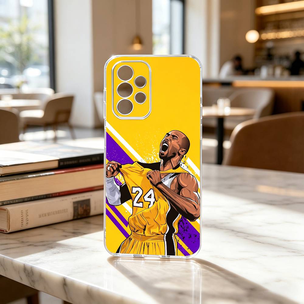 Чехол для телефона K-Kobe B-Bryant 24 Баскетбол Прозрачный Силиконовый Мягкий Для Samsung S25,S24,S21,S22,S23,S30,Ultra,S20,Plus,Fe