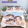 3pcs Kpop Team6 Design Cover Set - HD Printed Bedding with 1 Cover and 2 Pillowcases - Perfect for Home and Dorm Decor