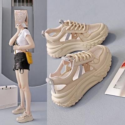 Женская обувь Дышащая Тонкая Спортивная обувь Перфорированная обувь