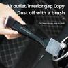 Car 2 In 1 Car Interior Cleaning Brush Dust Tool For Citroen C1 2CV VTS DS5 RD3 Cross Berlingo Xsara Grand Picasso Jumper Cactus aki256