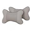 1/2PCS Universal Car Neck Pillows PU Leather Breathable Mesh Auto Car Neck Rest Headrest Cushion Pillow Car Interior