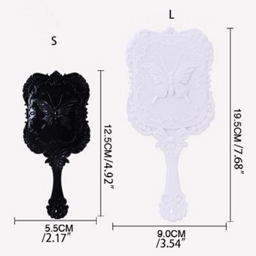 European Style Butterfly Pattern Cosmetic Mirror No Deformation Portable Make-up Mirror  Girl