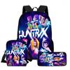 Kpop Demon Hunter Girl Trendy Kids' Backpack: HD Print, Large Capacity, Lightweight, Spine Protecting Student Bag
