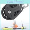 Bearing Pulley Lifting Block Swivel Single Rope Hanging Deck Rigging Sailboat Crane