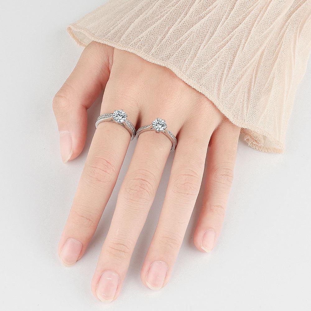 Классическое кольцо Lindon из медного сплава с цирконием, женские ювелирные изделия, свадебный подарок для вечеринки