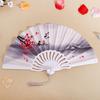 Складной вентилятор с глянцевой текстурой. Красивые различные стили. Гладкая поверхность. Тонкая работа. Украшение. Ткань Оксфорд. Ручной вентилятор в китайском стиле. Товары для дома.