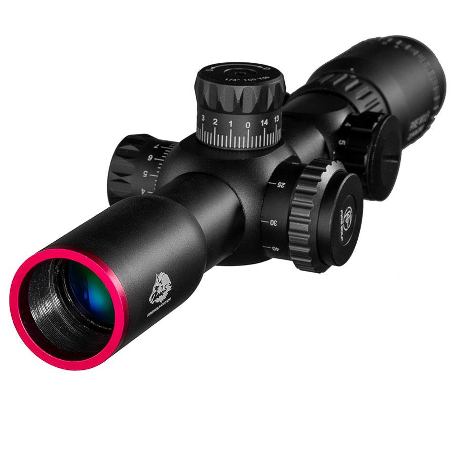 FIRE WOLF 2,5-8X28 FFP охотничий прицел двойной крест красный и зеленый фокусирующий тактический оптический прицел