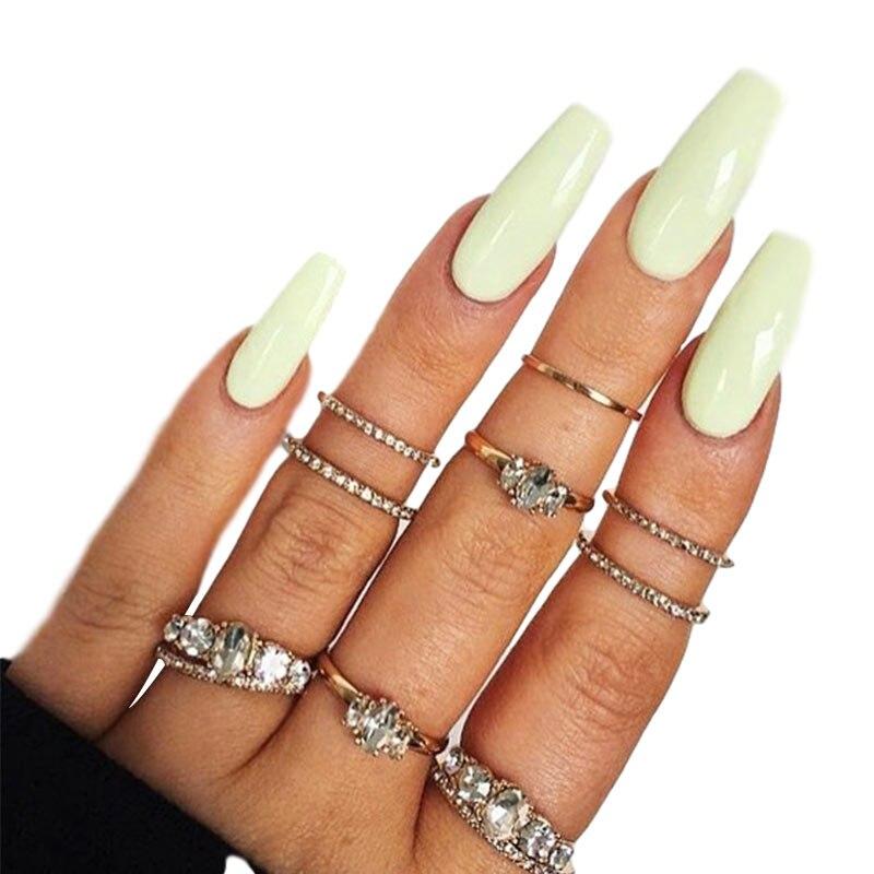 Длинные накладные ногти,, 24 шт