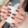 24 Pieces Short Ballet French Simple Light Luxury Atmosphere Fashion Versatile White Fake Nails Wear Nail