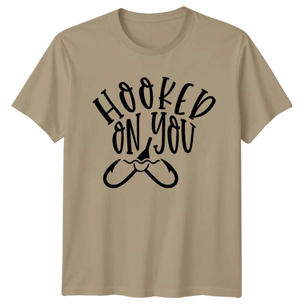 Hooked ON YOU Fishing Lover Unisexs TShirt Gift For FisherUnisex