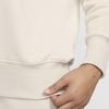 Nike Спортивная одежда Phoenix Fleece Logo FW24 Повседневный спортивный свитер с длинным рукавом Куртка женская Off-White FV7680-104