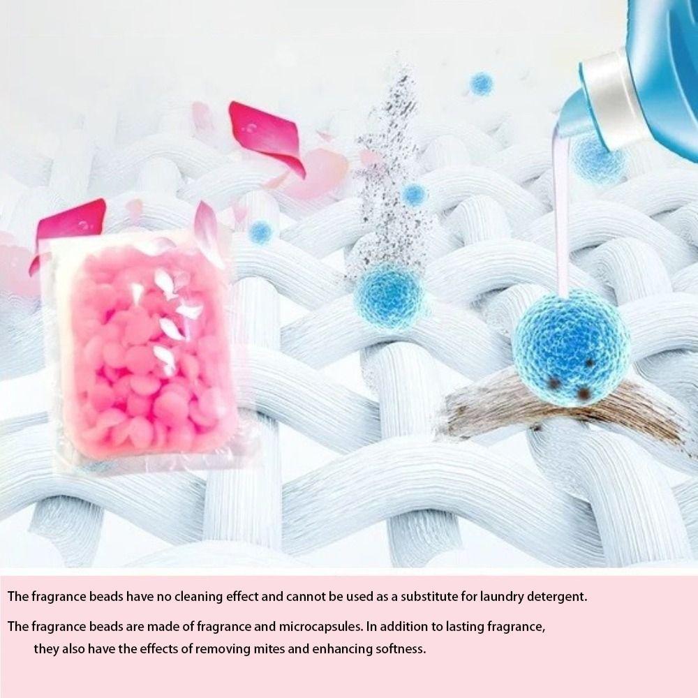 5 Packs Portable Detergent Beads Small Particle Household Cleaning Products New Laundry Beads