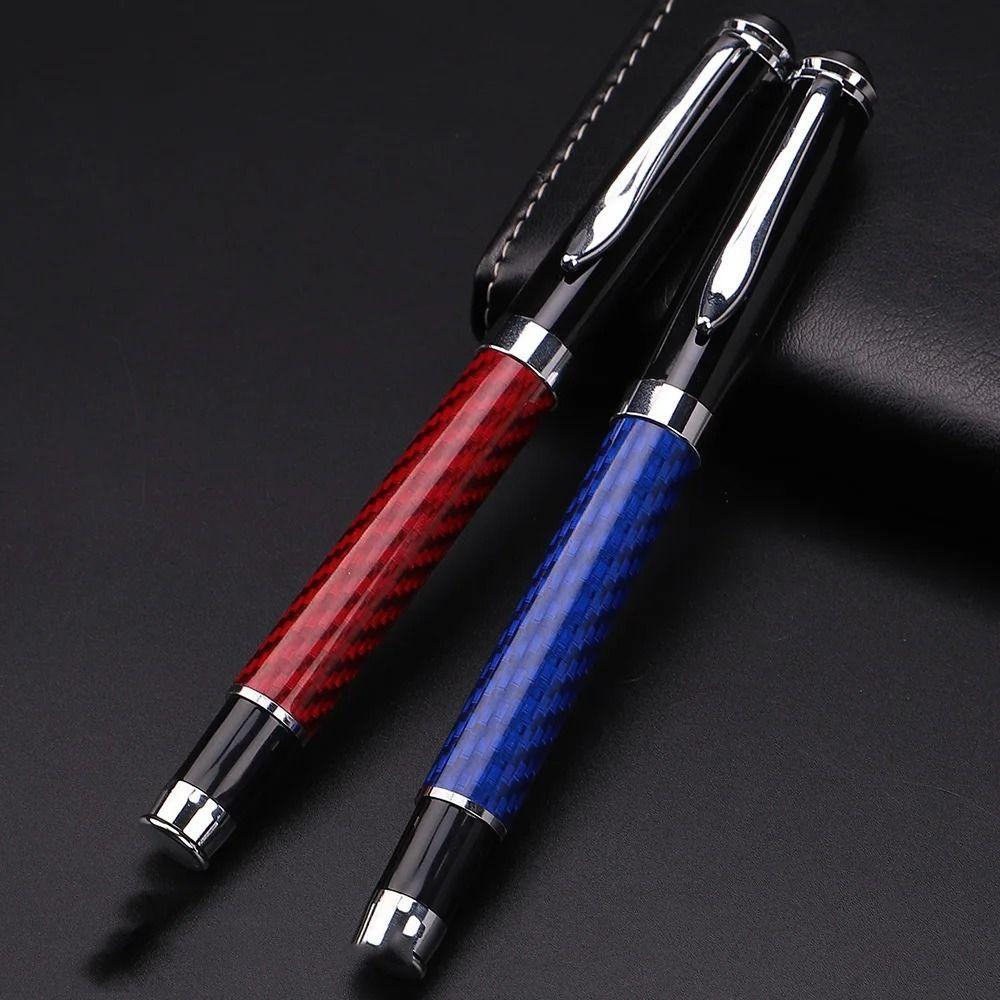 Golden Metal Signature Pen Smooth Premium Gel Pens Elegant Fiber Signature Pen Business