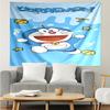 Doraemon Tapestry for Bedroom Aesthetic Classroom Tapestries Wall Hanging for Living Room Dorm Office,Ideal Creative Gift