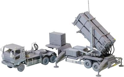 Aoshima Bunka Kyozaisha Military Model Series Air Force Patriot PAC3 Launcher Пластиковая модель 1/72 No.8 Самооборона