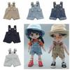 Playing House OB11 Denim Pants Dress Up Doll Jeans Pants Doll Clothes Overalls GSC 1/12 Bjd