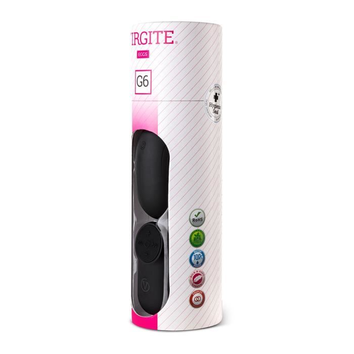 MEN MASTURBATOR Virgite-Remote commande à distance rechargeable G6 - noir
