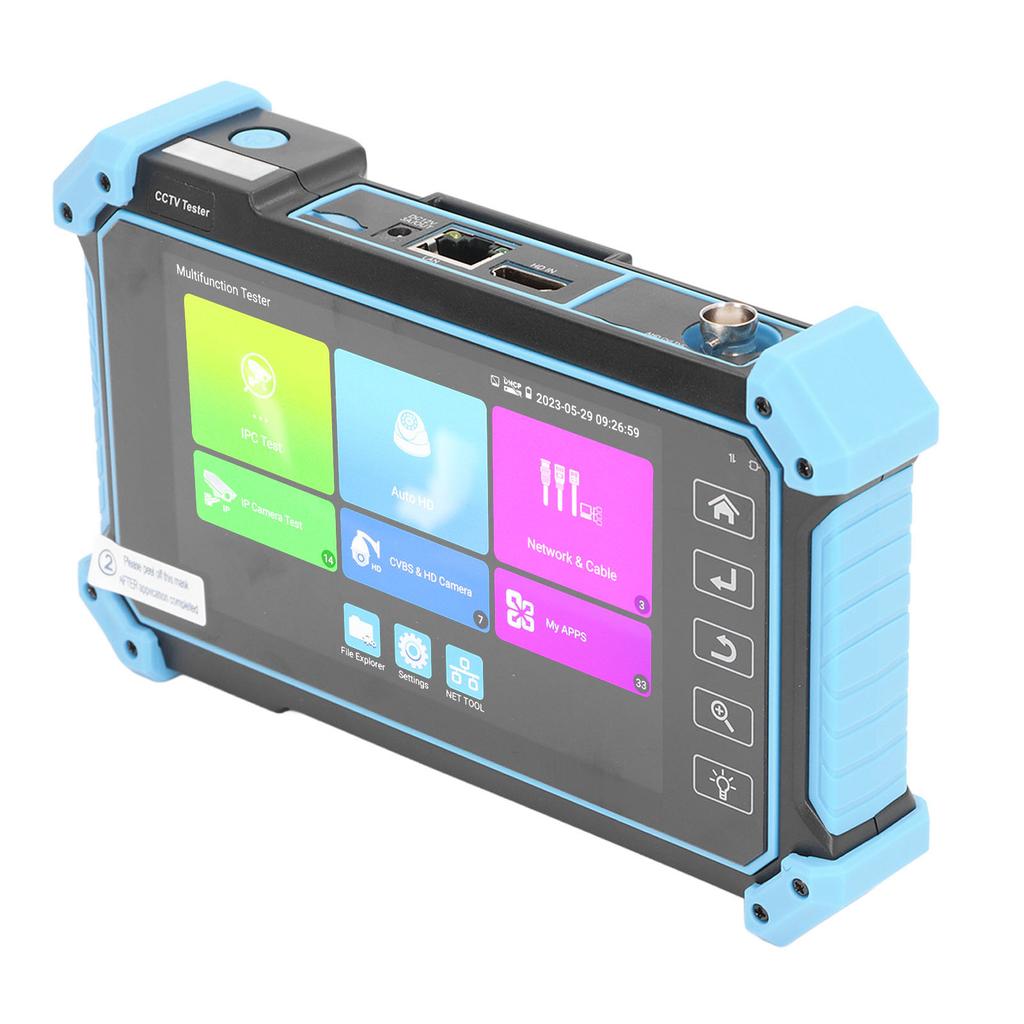 Тестер камеры видеонаблюдения HD VGA Входной сетевой аналоговый коаксиальный монитор AHD TVI CVI Тестер камеры с линией F