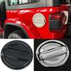 Для Jeep Wrangler JL 2018 ABS, хром или углеродное волокно, Стайлинг автомобиля, бак для топливного газа, дизельного масла, крышка, накладка, аксессуары