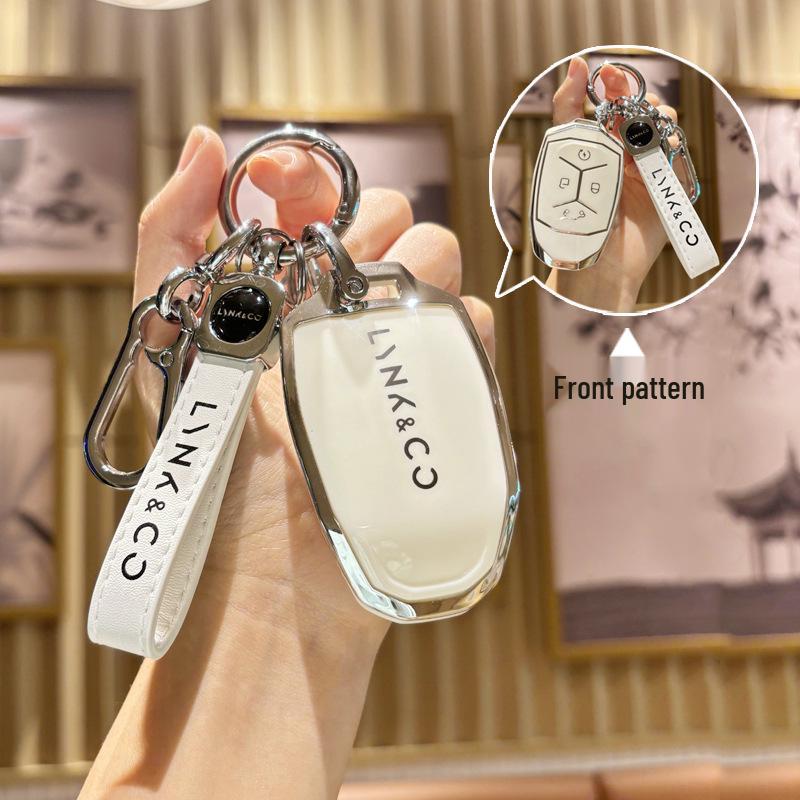 Чехол для ключа Lynk&Co: Мультяшная мода для моделей 01, 02, 03 – Высококачественная сумка для ключей от машины для мужчин и женщин (22 Дизайна)