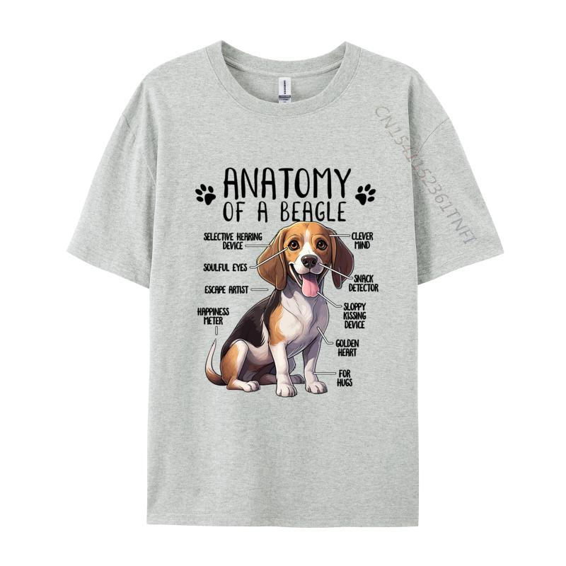 Beagle Anatomy Beagle Dog Tshirt Vintage Funny Tshirts Gifts TShirt T Shirts for Unisex Customized Tees Cotton