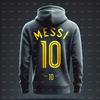 Последняя мужская 3D-печатная модель футбольной суперзвезды Месси, модная индивидуальная толстовка с капюшоном, мужская повседневная спортивная толстовка на открытом воздухе