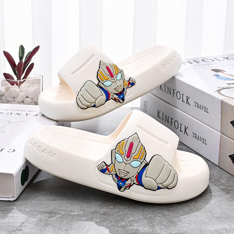 Детские летние тапочки Милый мультяшный дизайн Нескользящие Мягкие ЭВА Домашние тапочки Различные цвета
