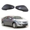 Для Hyundai Elantra 2011 2012 2013 2014 2015 2 шт. Карбон Накладки на зеркала заднего вида Автоаксессуары Хромированные Накладки на боковые зеркала заднего вида Стиль наклеивания