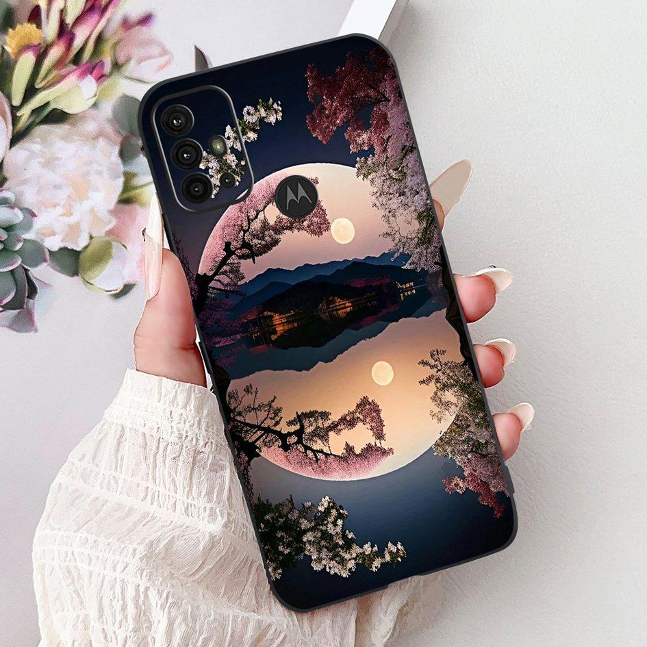 Чехол для Motorola Moto G30 G20 G10 Чехол для телефона Новая Мода Цветок Мягкий Силикон Матовый Бампер на Moto G20 XT2128-1 G 10 G 30 Capa