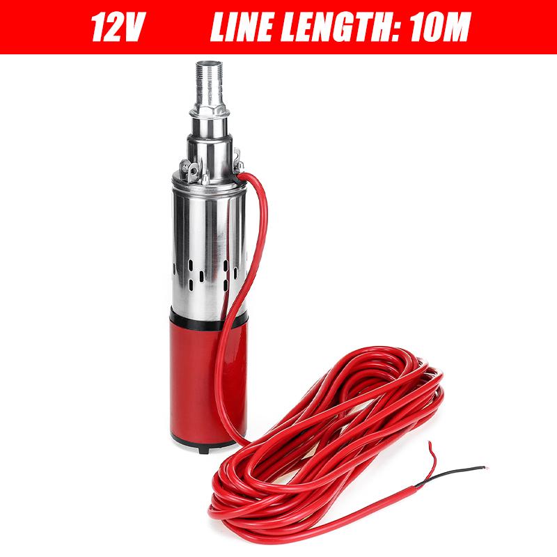 60 м, 12 В/24 В, солнечный водяной насос, 280 Вт, глубокий скважинный насос с высоким подъемом, винтовой погружной насос постоянного тока, сельскохозяйственный ирригационный сад, дом