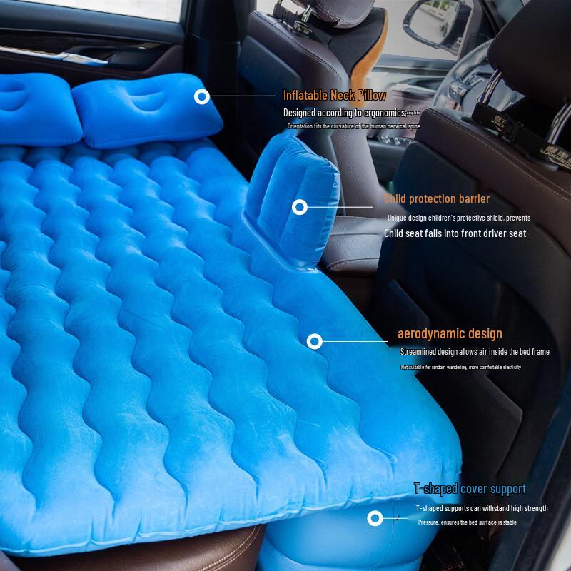 OEING Car Inflatable Back Seat Air Mattress