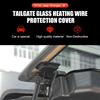 Защитный декоративный чехол для обогрева стекла задней двери для Jeep Wrangler JK 2007-2017, внешние аксессуары для автомобиля