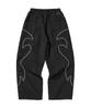LIBERE Western Flame Track Pants / Black