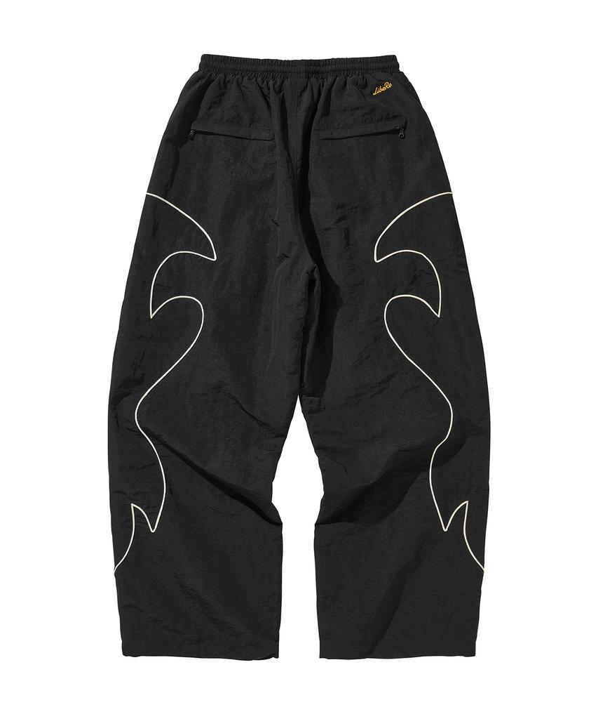 LIBERE Western Flame Track Pants / Black