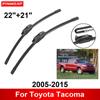 Car Wiper for Toyota Tacoma 2005-2015 22" + 21" Front Rear Wiper Blades Brushes Cutter Accessories 2005 2006 2007 2008 2009 2010 2011 2012