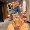Чехол для телефона для iphone 17 Pro Max Air 16 15 14 13 Pro Max 15 16 Pro 15Plus Кот Звездная ночь Ван Гог