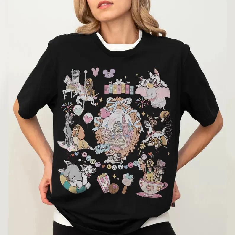 Dog Magical Coquette T Shirt Unisex 2