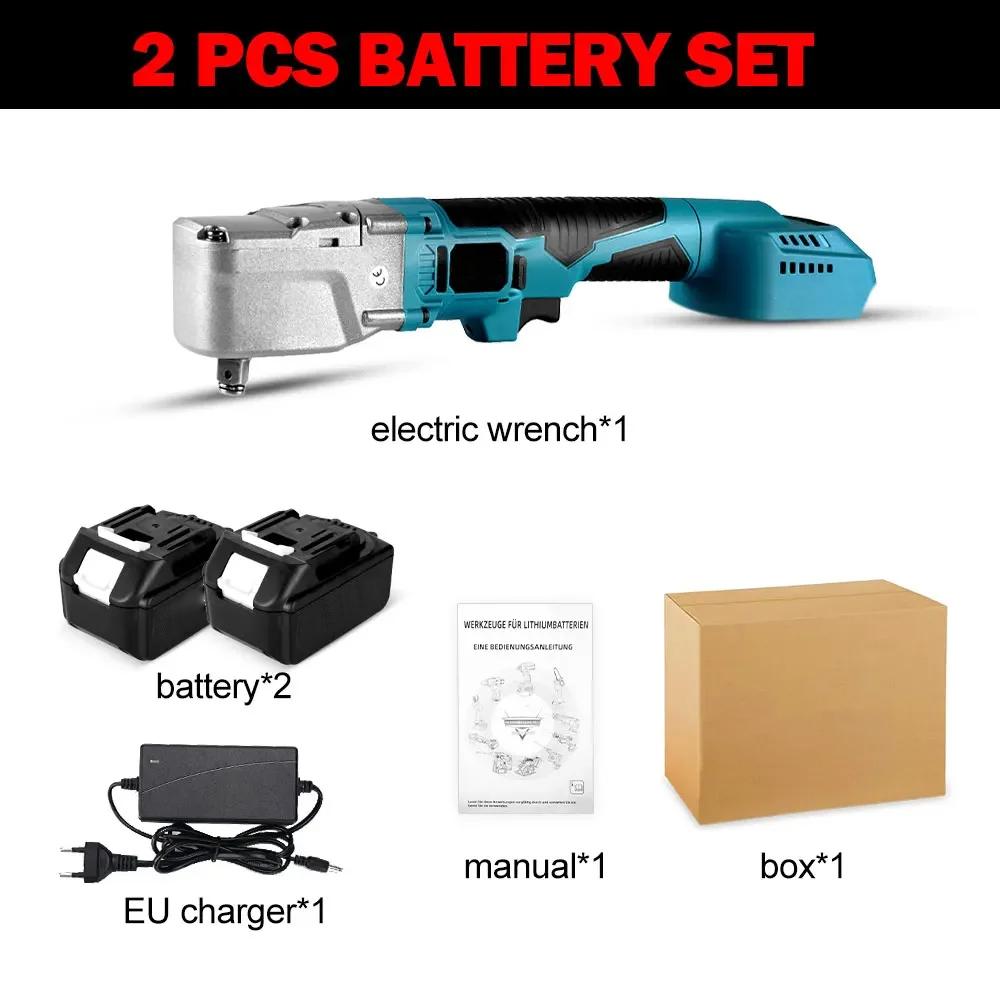 Бесщеточный электрический ключ с трещоткой 1000 нм, набор ключей с трещоткой 1/2 дюйма, винт для снятия электроинструмента, гайка, ремонт автомобиля для аккумулятора Makita 18 В