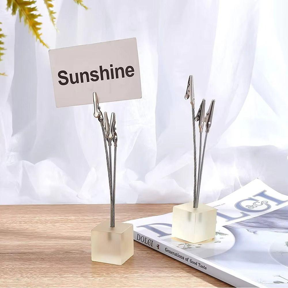 5 шт. Трехголовочный зажим-крокодил Гибкая трубка Стенд для фотозажимов День Рождения Свадебная Вечеринка