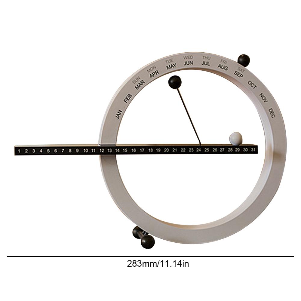 Магнитный шар вечный календарь с месяцем, неделей, датой, настенный календарь, новинка, настольное украшение, календарь для спальни, орнамент, подарки