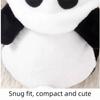 Soft Panda Transformation Dog Clothes Warm Dog Cosplay Costume Winter Dog Clothes  Cosplay Party